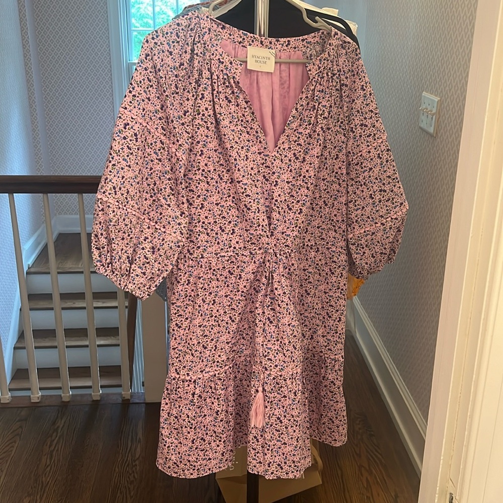 Lilac floral dress from Tuckernuck